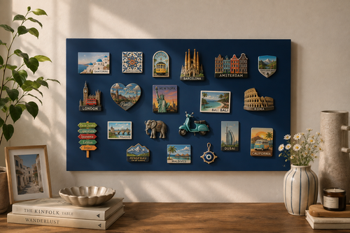 The Magnetic Moodboard |Vision Board | Metal Memo Board for Wall | Mood Board | Memory Board | Office & Home Organizer